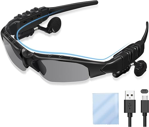 High-Tech Outdoor Bluetooth Sunglasses with Polarized Lenses