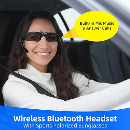 High-Tech Outdoor Bluetooth Sunglasses with Polarized Lenses