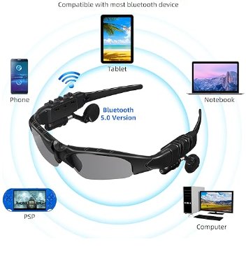 High-Tech Outdoor Bluetooth Sunglasses with Polarized Lenses